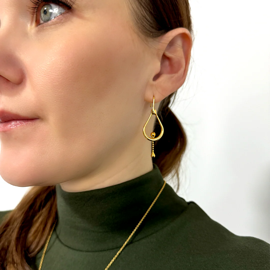 Earrings Float Gold - Image 4