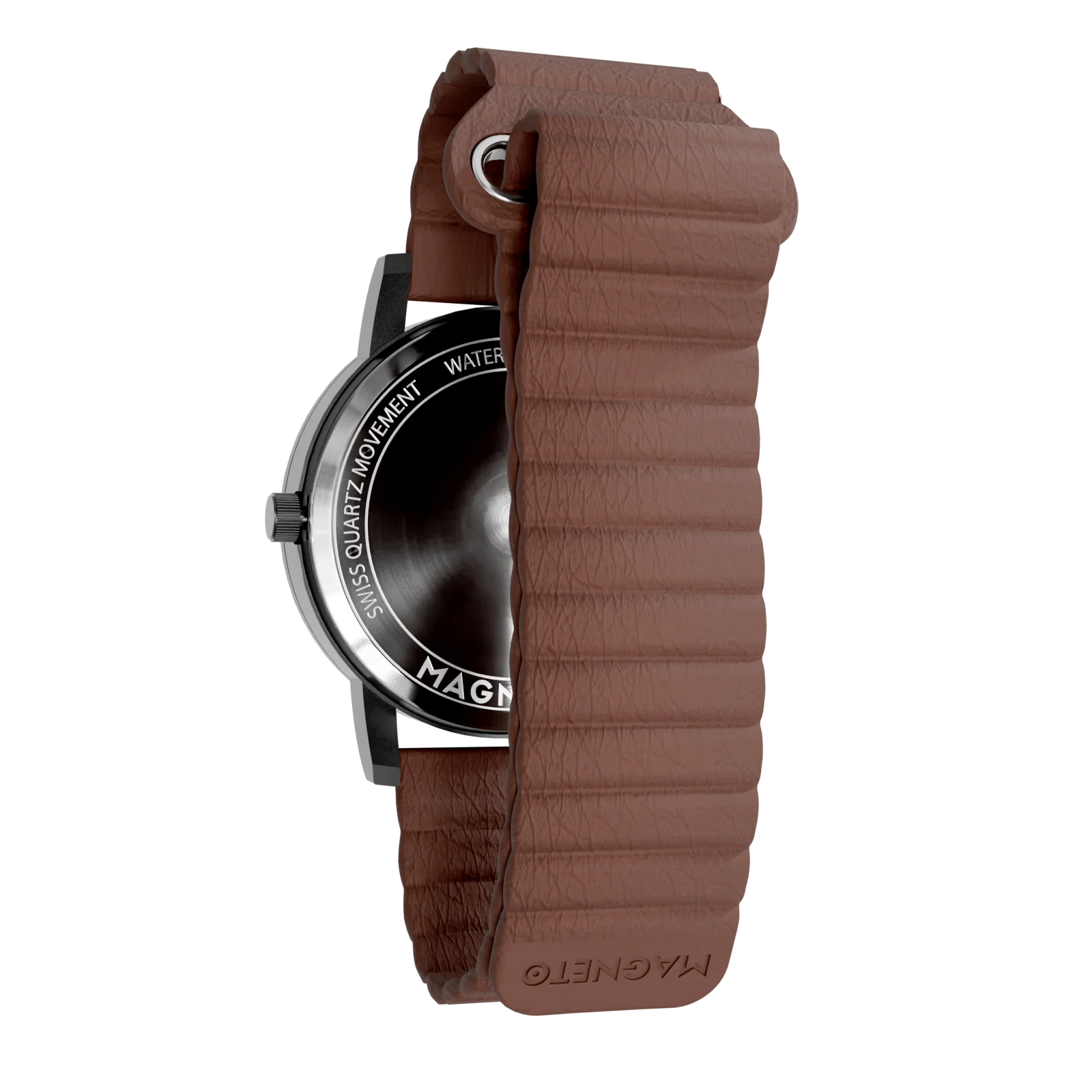 Synthetic Leather Magnetic Brown - Image 3