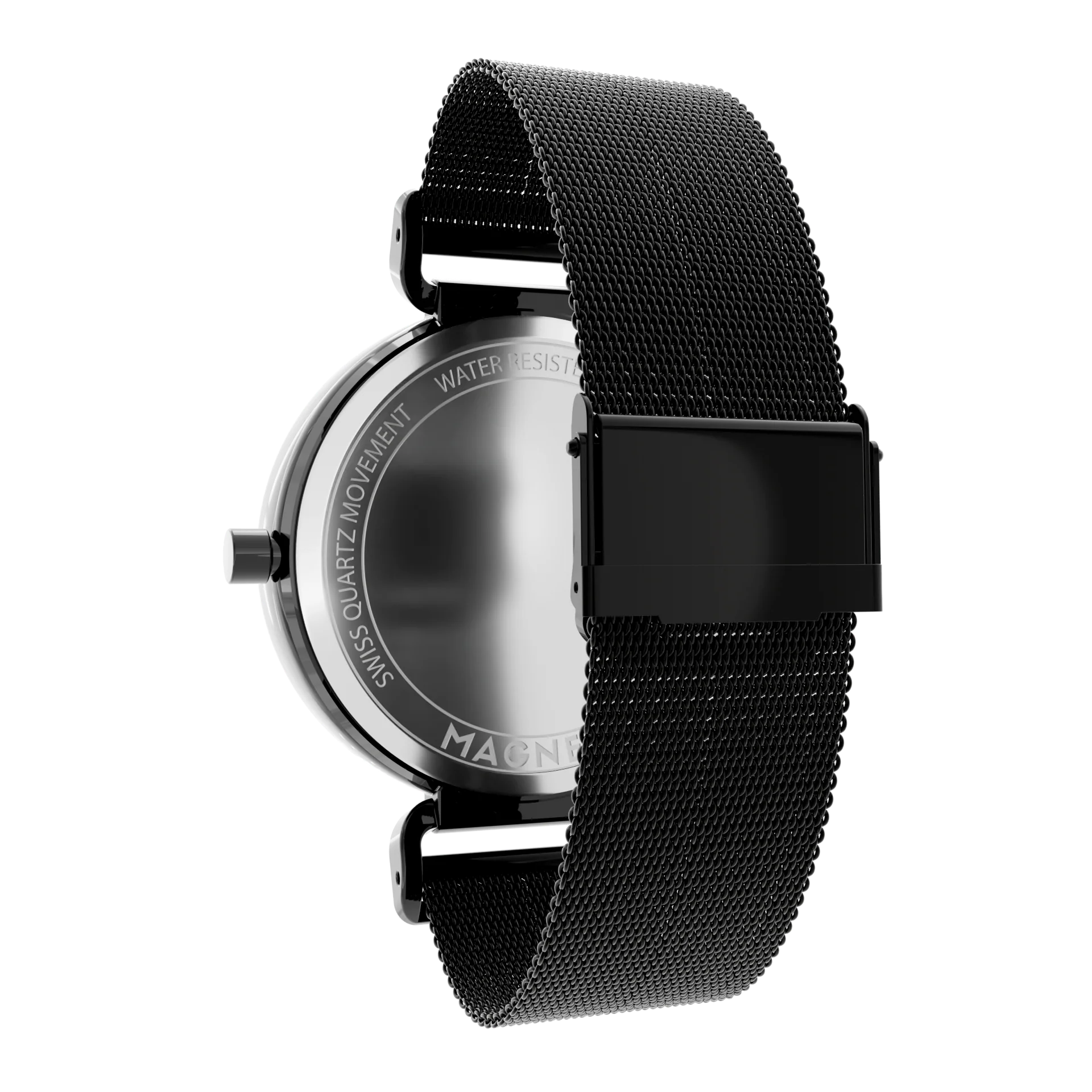 Black mesh bracelet (16mm) - Image 3