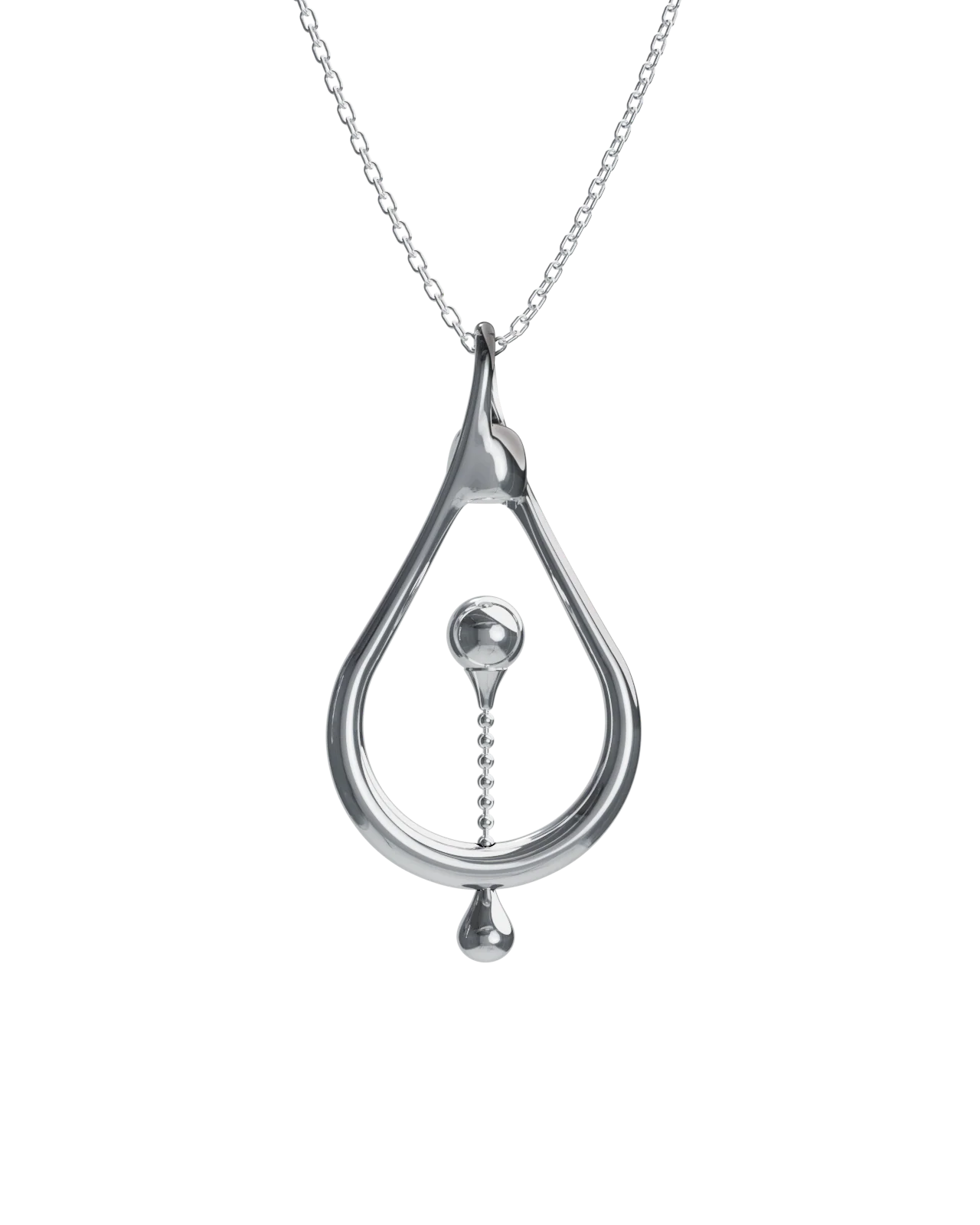 Necklace Float Silver - Image 3