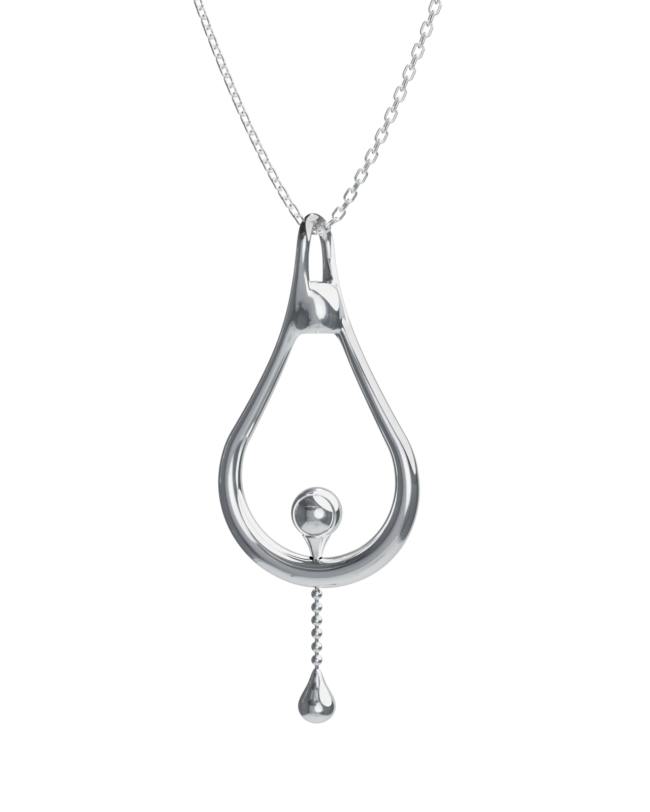 Necklace Float Silver - Image 4