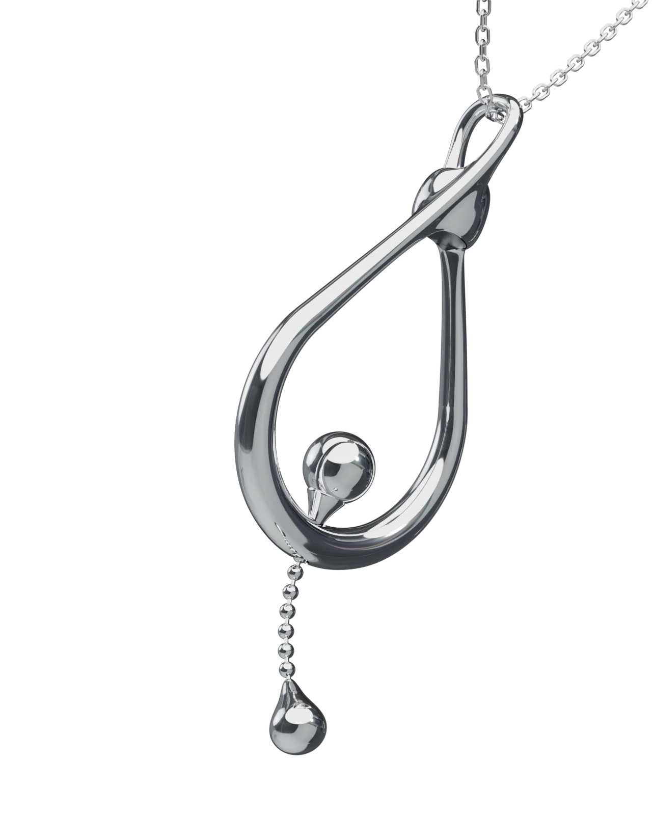 Necklace Float Silver - Image 6