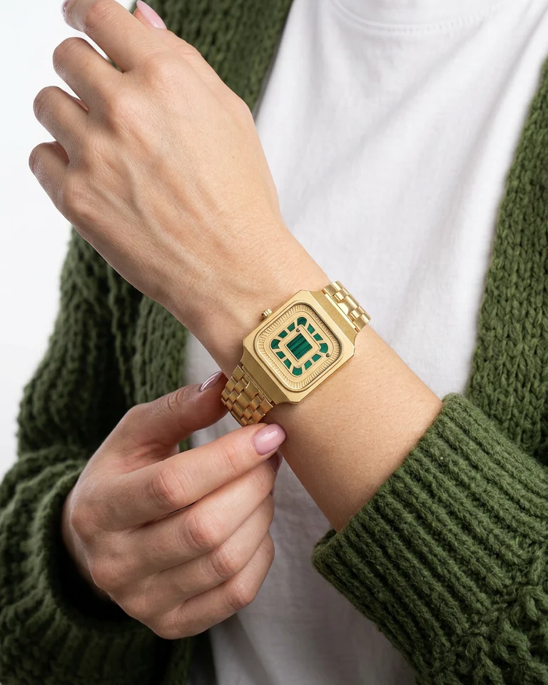 Square Resin Gold - Image 3